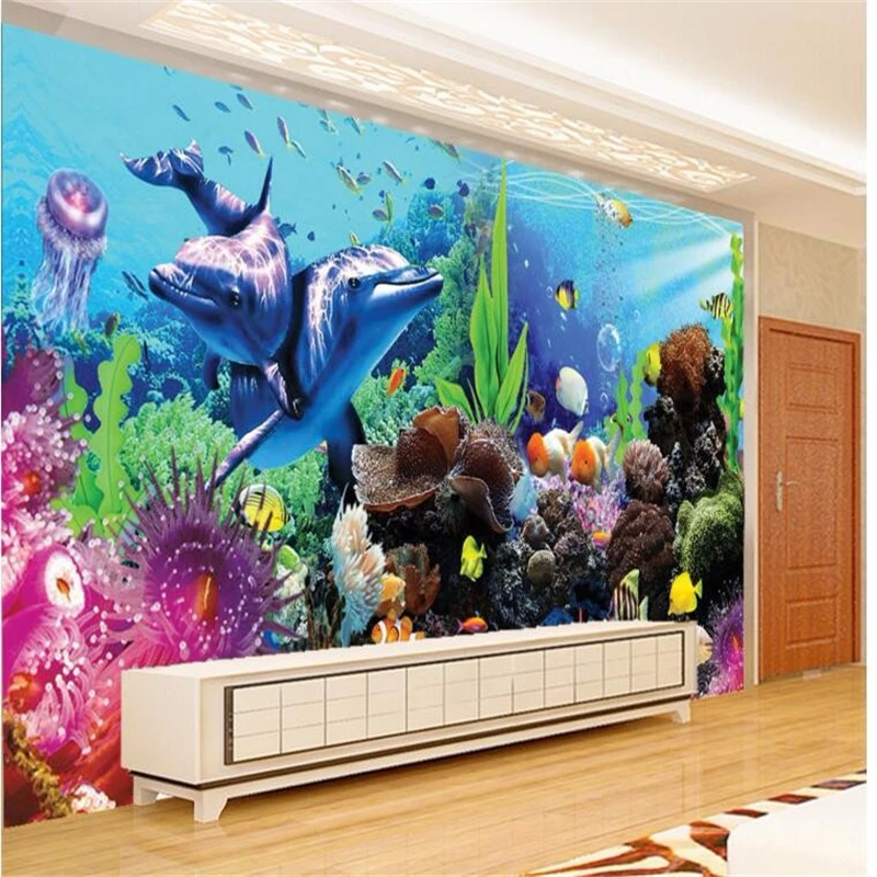 Planted Aquarium Photos - Papel tapiz 3D personalizado de beibehang