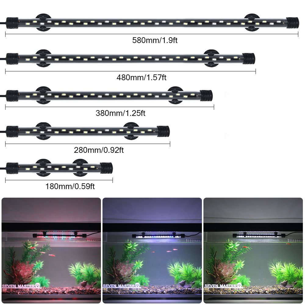 Aquarium Plant Growth - Luz LED para acuario, lámpara de