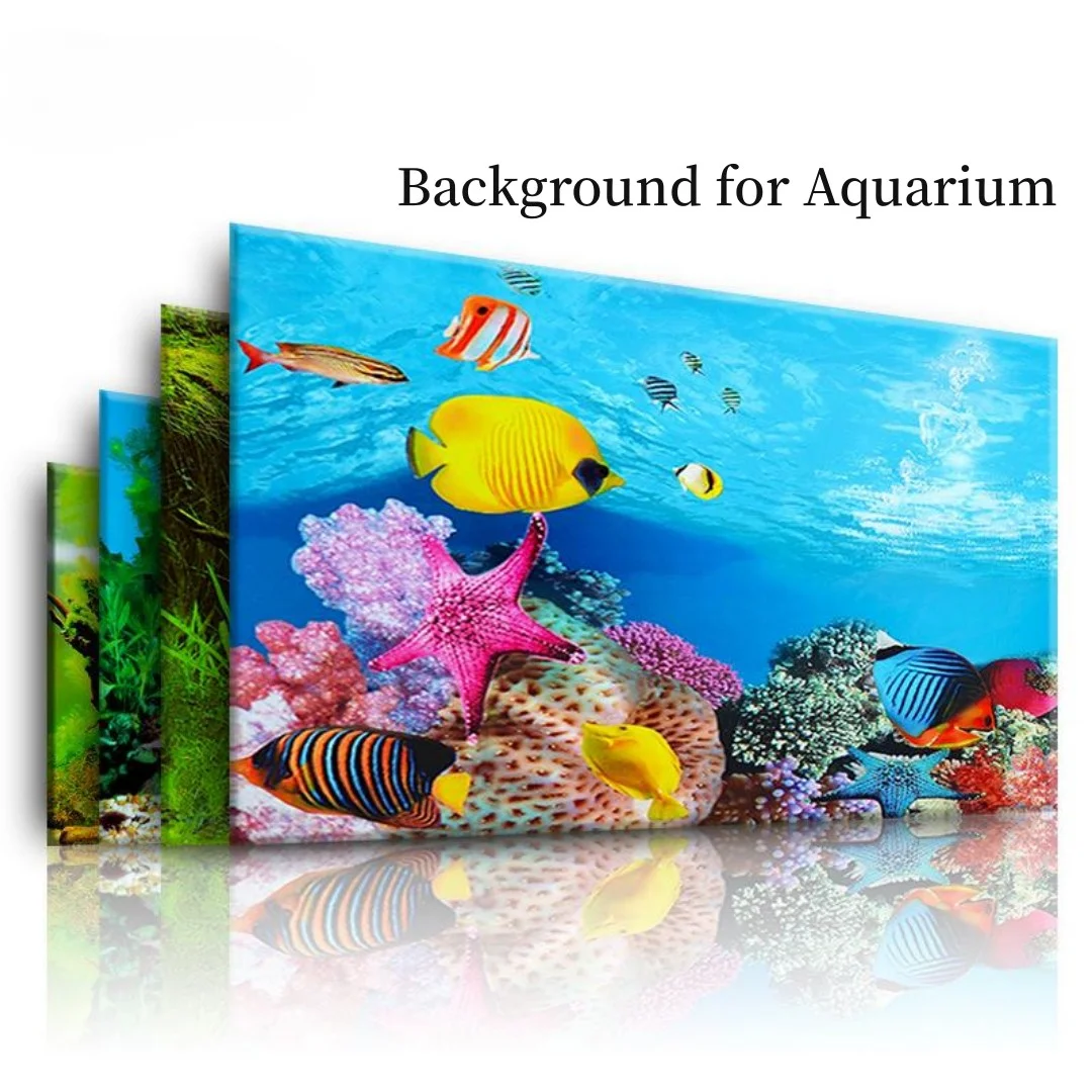 Aquarium Plant Seeds - Fondo acuario pegatina 3D cartel decoración