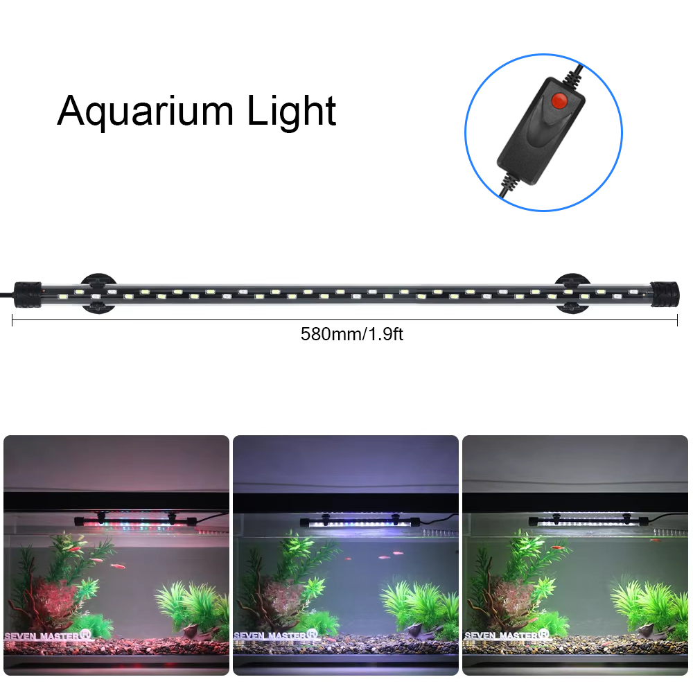 Aquarium Plant Growth - Luz LED para acuario de 58CM,