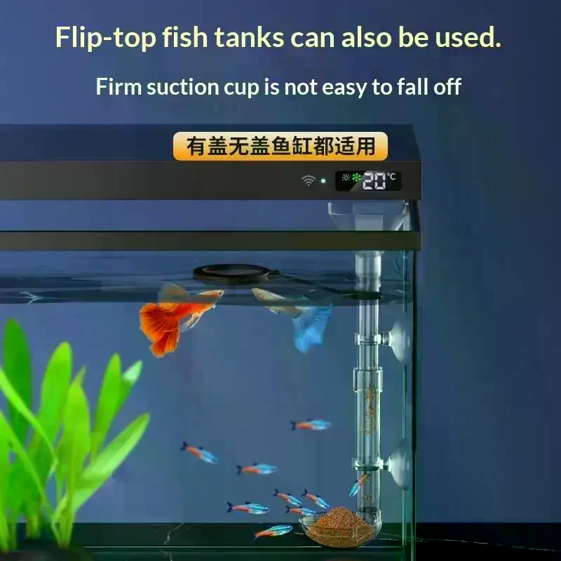 Aquarium Plant Nutrients - Tubo de alimentación telescópico para pecera,