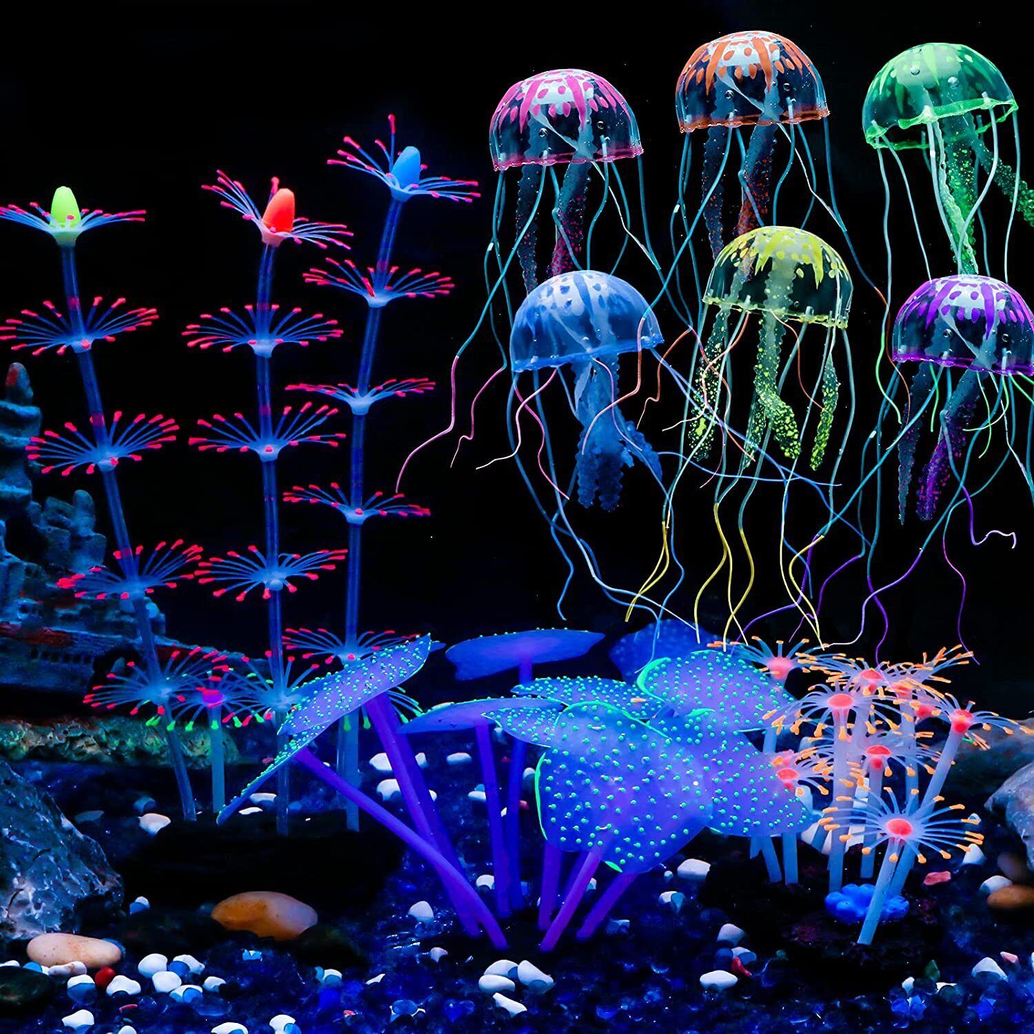 Decoración Subacuática para Ac - Aquarium Plant Live reseña y precio