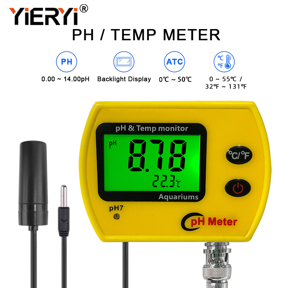 Yieryi-medidor de PH con retro - Planted Aquarium Test Kit reseña y precio