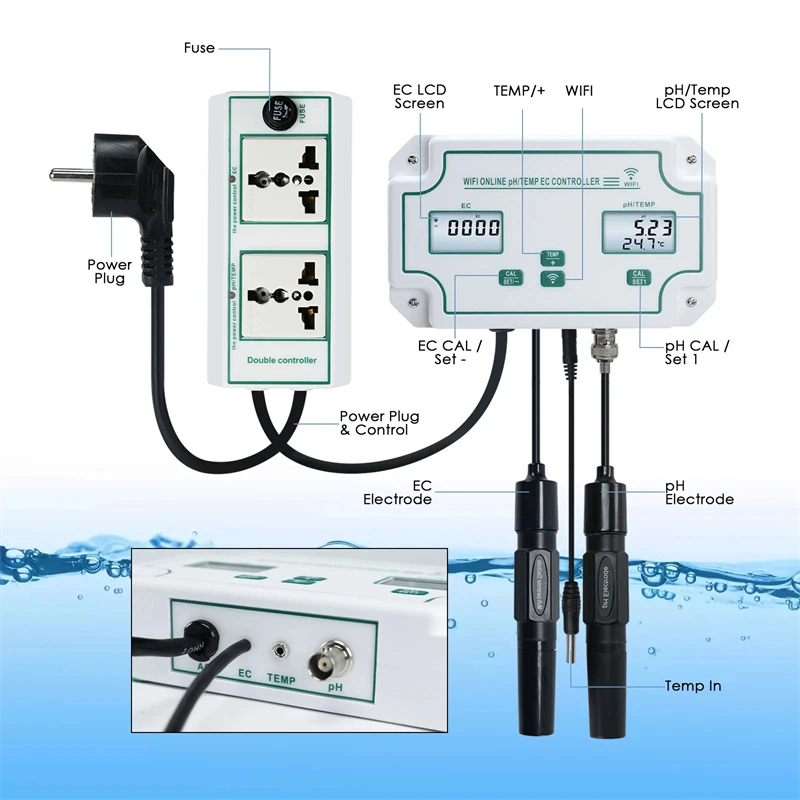 GA Tuya Wifi 3 en 1 controlado - Planted Aquarium Test Kit reseña y precio