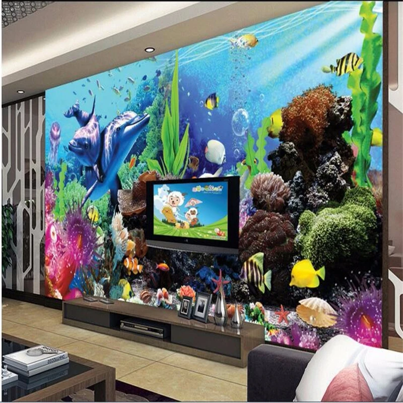Papel tapiz 3D personalizado d - Planted Aquarium Photos reseña y precio