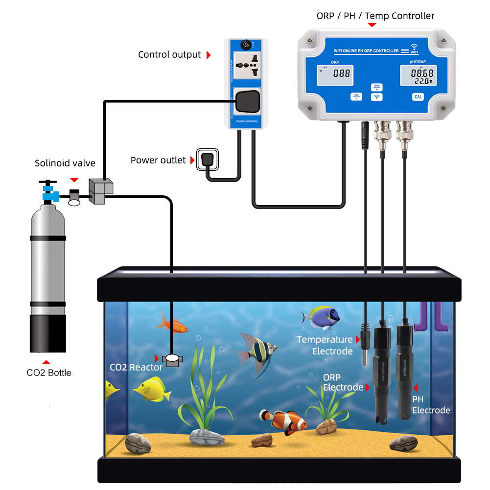 Medidor inteligente WIFI en lí - Planted Aquarium Test Kit reseña y precio