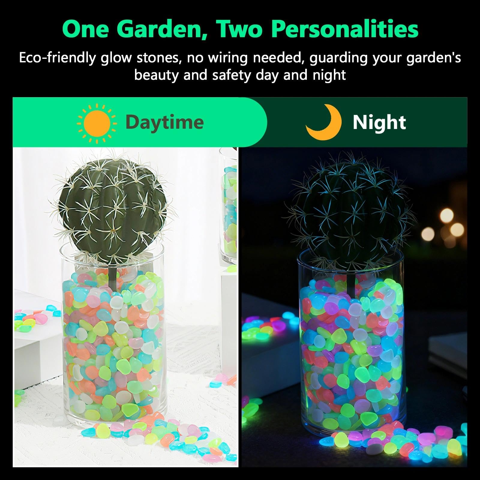 Piedras luminosas de resina qu - Aquarium Planting reseña y precio
