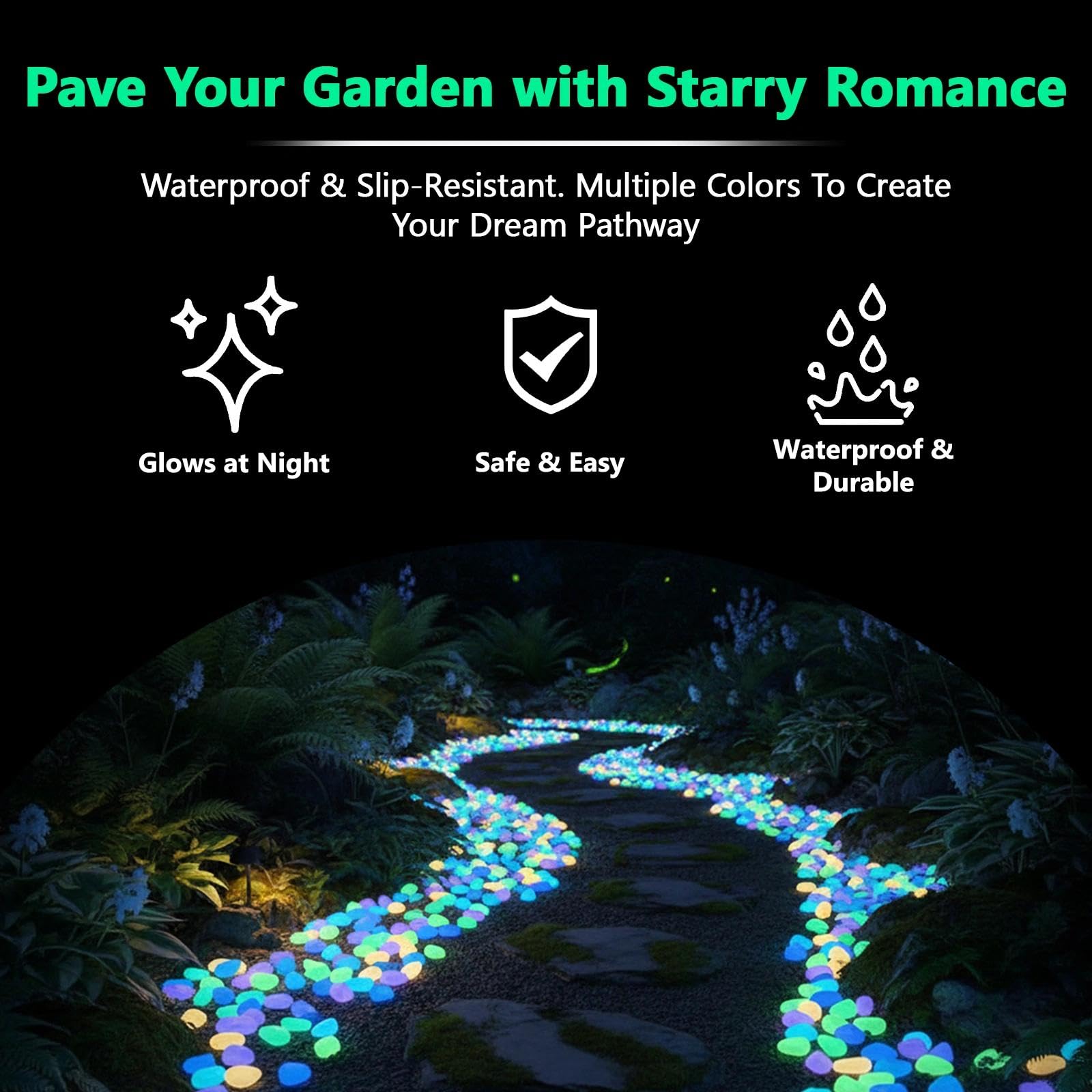 Piedras luminosas de resina qu - Aquarium Planting reseña y precio