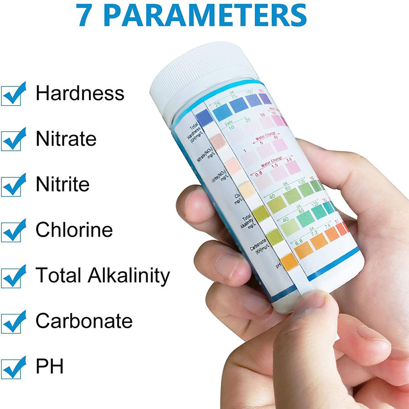 Tiras de prueba de acuario 7 e - Planted Aquarium Test Kit reseña y precio