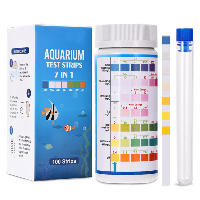 Tiras de prueba de acuario 7 e - Planted Aquarium Test Kit reseña y precio
