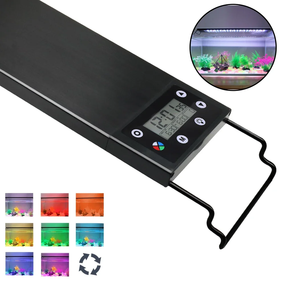 Luz LED para acuario impermeab - Aquarium Plant Growth reseña y precio