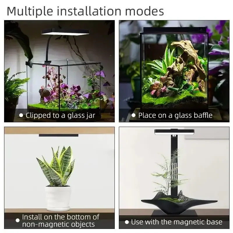 Lámpara LED de espectro comple - Aquarium Plant Growth reseña y precio