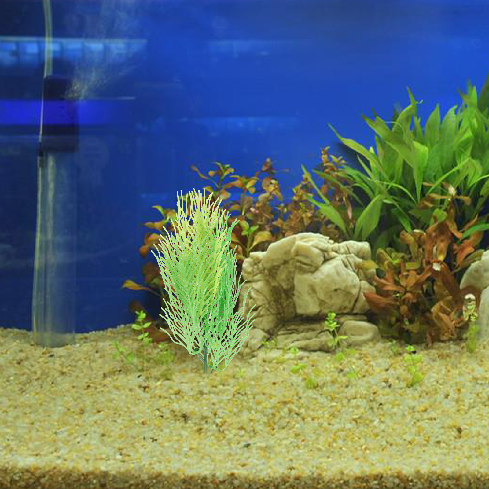 Planta Artificial de Hornwort  - Aquarium Planted Setup reseña y precio