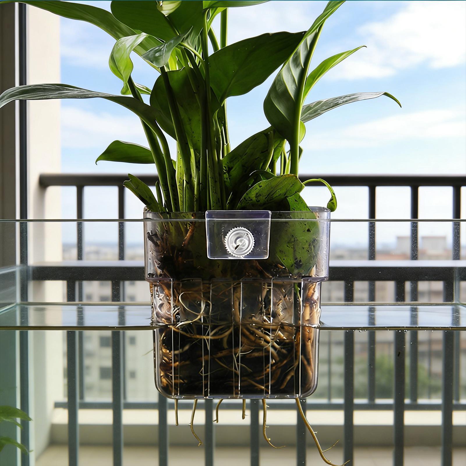 Soporte Transparente para Plan - Aquarium Plant Live reseña y precio