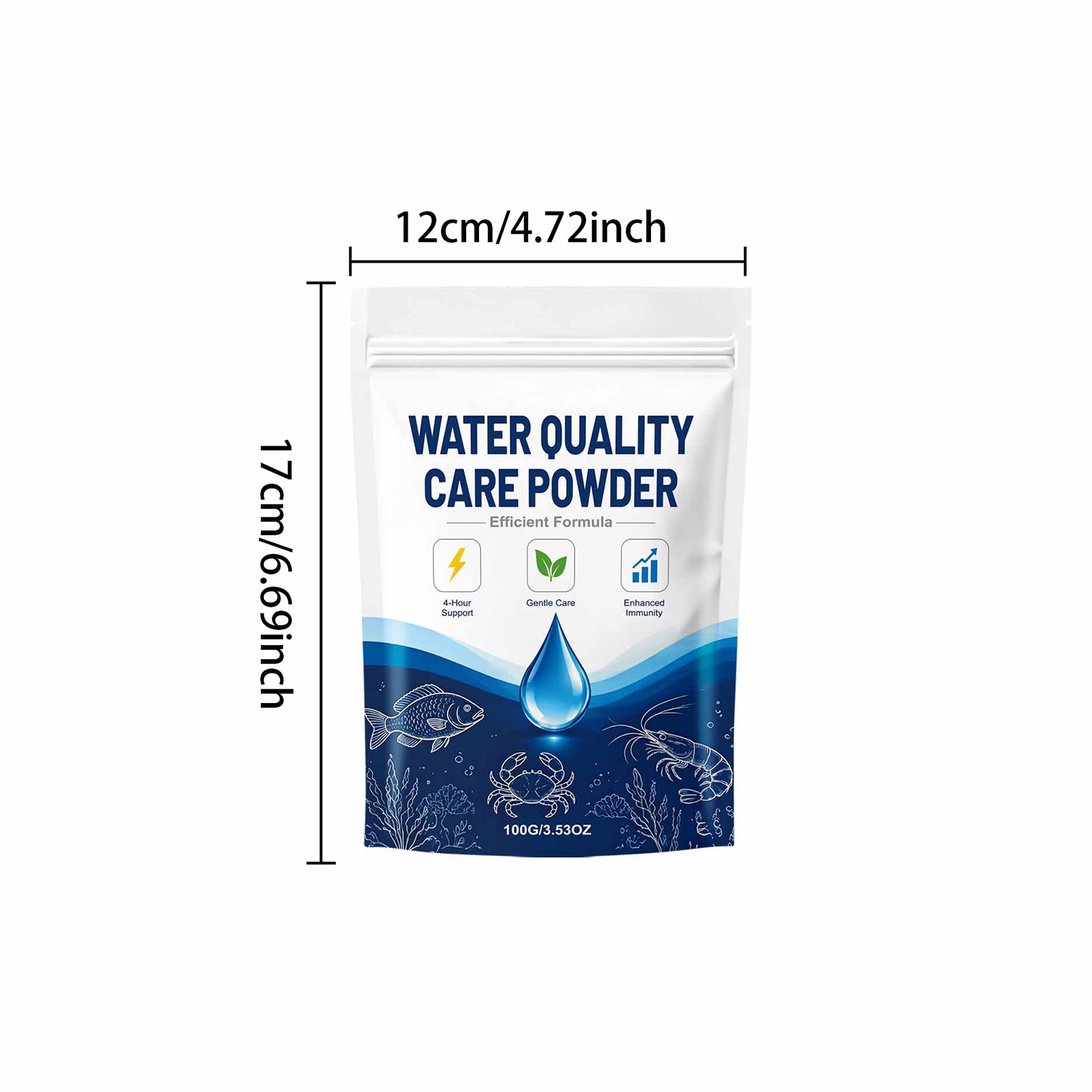 1/2/3/5PCS Polvo Clarificador  - Planted Aquarium Cloudy Water reseña y precio