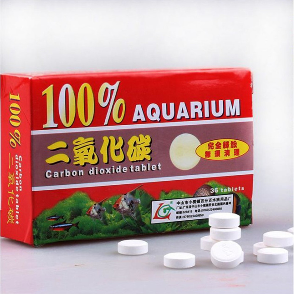 36 unids/caja CO2 tableta difu - Aquarium Plant Nutrients reseña y precio