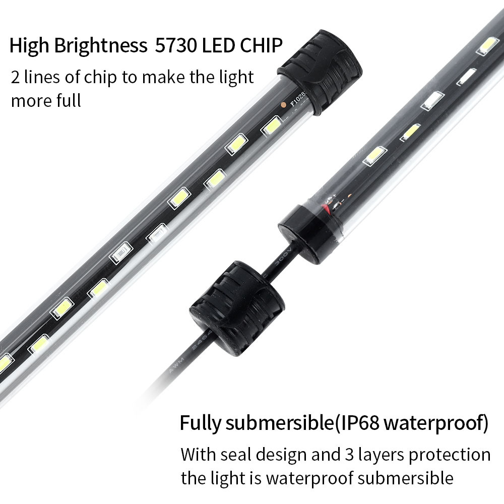 Luz LED para acuario de 90-260 - Aquarium Plant Growth reseña y precio