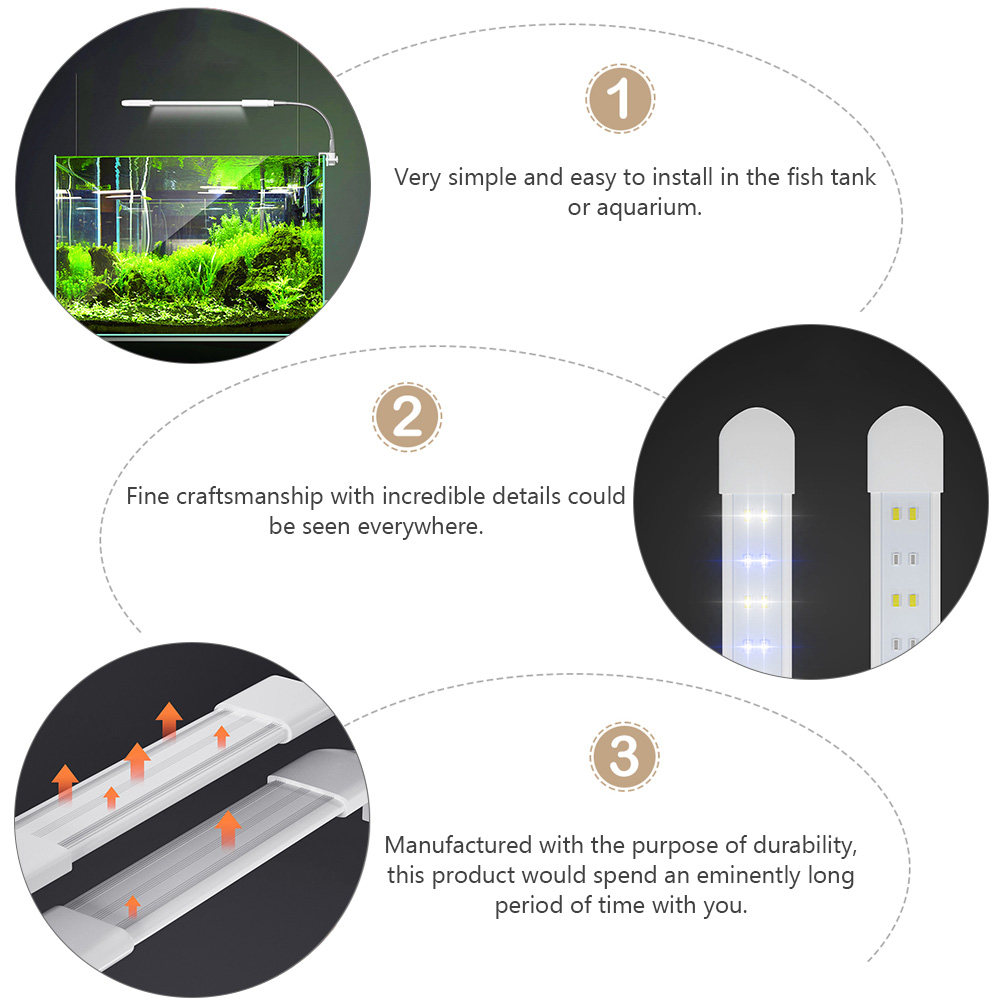 1 Lámpara LED para Acuario con - Aquarium Planted Setup reseña y precio